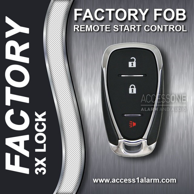 Chevy Trax Factory Key Fob Remote Start System